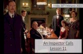 An Inspector Calls Lesson 11 - Thomas Telford School