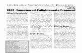 HO-CHUNK NATION COURT BULLETIN