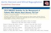 Aortic Stenosis and Mitral Regurgitation
