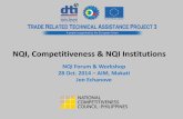 NQI, Competitiveness and the NQI Institutions