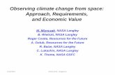 Observing climate change from space: Approach ...
