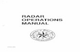 RADAR OPERATIONS MANUAL - txdwi.org
