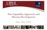 The Capability Approach and Human Development
