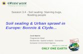 Soil sealing & Urban sprawl in Europe: Bonnie & Clyde