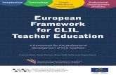 European Framework for CLIL Teacher Education