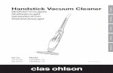 Handstick Vacuum Cleaner - Clas Ohlson