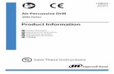Product Information Air Percussive Drill