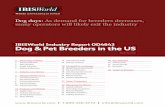 IBISWorld Industry Report OD4643 Dog & Pet Breeders in the US