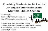Tackling the AP exam multiple-choice questions