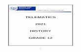 TELEMATICS 2021 HISTORY GRADE 12 - Western Cape