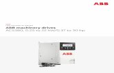 LOW VOLTAGE AC DRIVES ABB machinery drives ACS380, 0.25 …