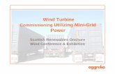 Wind Turbine Commissioning Utilizing Mini-Grid Power