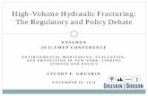 High-Volume Hydraulic Fracturing: The Regulatory and ...