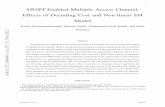 SWIPT-Enabled Multiple Access Channel: Effects of Decoding ...