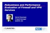 Robustness and Performance Evaluation of Firewall and VPN ...