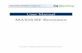 User Manual MAXSURF Resistance