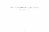 BSTT537: Longitudinal Data Analysis Don Hedeker