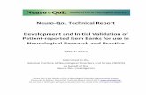 Neuro-QoL Technical Report Development and Initial ...