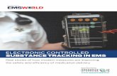 ELECTRONIC CONTROLLED SUBSTANCE TRACKING IN EMS