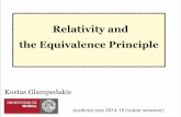 Relativity and the Equivalence Principle