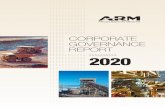 CORPORATE GOVERNANCE REPORT 2020 - ARM