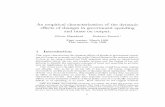 An empirical characterization of the dynamic effects of ...