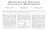 Wide-Band Analog Function Multiplier - Philbrick Archive