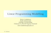 Linear Programming Modelling