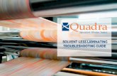 SOLVENT-LESS LAMINATING TROUBLESHOOTING GUIDE