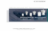 Minituarized AC Servomotors