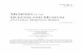 MeMoirs Queensland MuseuM