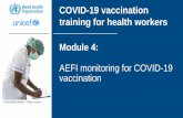 COVID-19 vaccination training for health workers