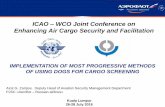 ICAO WCO Joint Conference on Enhancing Air Cargo Security ...