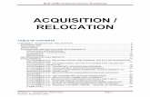 ACQUISITION / RELOCATION
