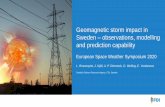 Geomagnetic storm impact in Sweden – observations ...