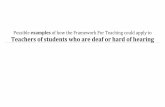 Examples for teachers of students who are deaf or hard of ...