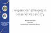 Preparation techniques in conservative dentistry