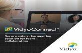 Secure enterprise meeting solution for team collaboration
