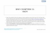 BNF CHAPTER 13: SKIN - Southend CCG