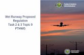 Wet Runway Proposed Regulation - FAA