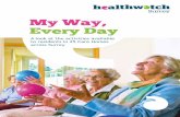 My way every day a look at activities across 25 care homes ...
