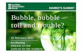 Bubble, bubble – toil and trouble?toil and trouble?