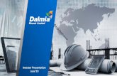 Investor Presentation June’19 - Dalmia Cement: One Of ...