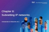 Chapter 8: Subnetting IP networks
