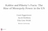 Kaldorand Piketty’s Facts: The Rise of Monopoly Power in ...