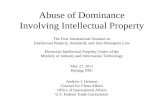 Abuse of Dominance Involving Intellectual Property