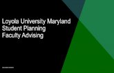 Loyola University Maryland Student Planning Registration ...