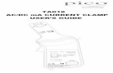 TA018 60 A AC/DC Current Clamp User's Guide