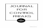JOURNAL FOR CONTROL FREAKS