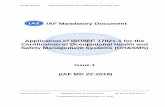 IAF Mandatory Document Application of ISO/IEC 17021-1 for ...